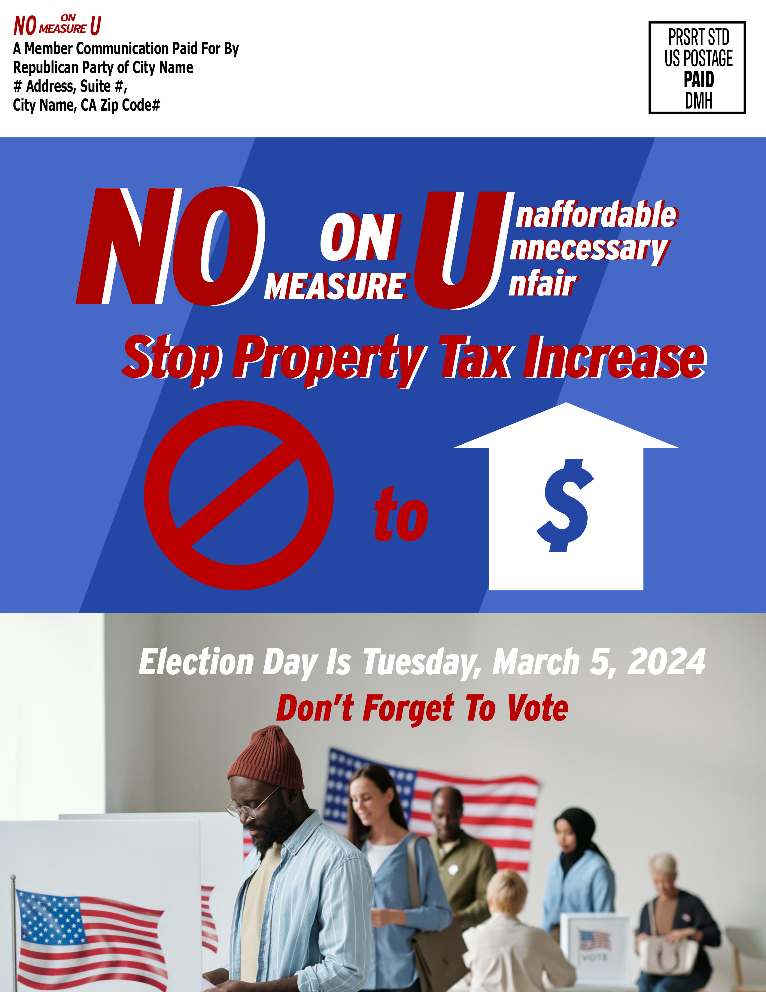 No On U Measure Poster